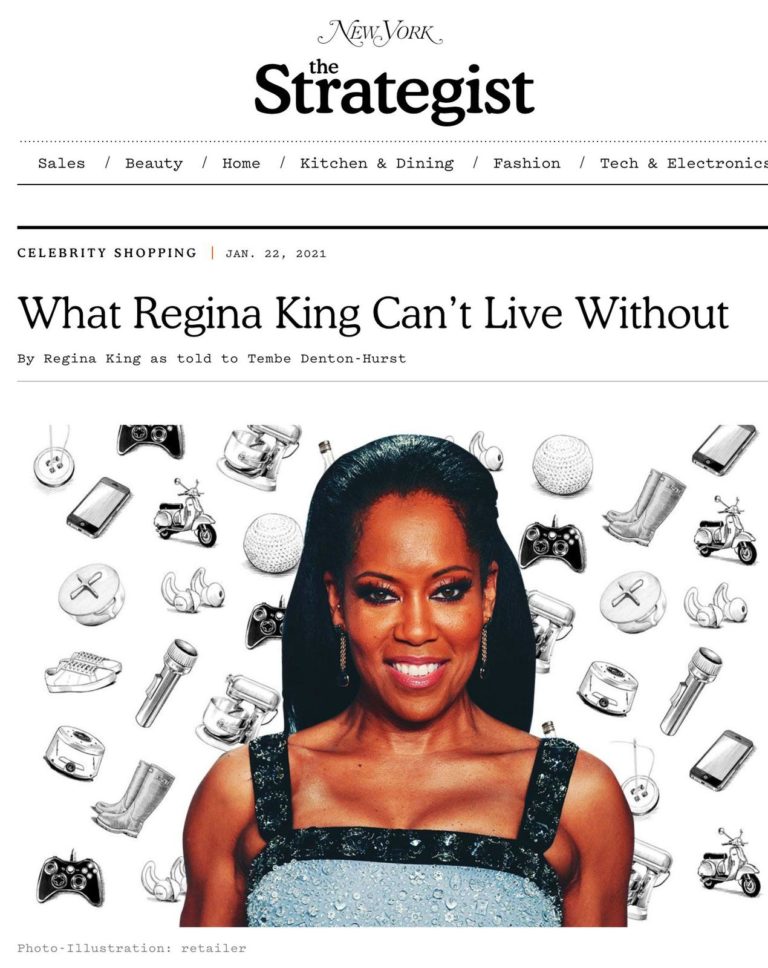 Regina King, What Regina King Can’t Live Without