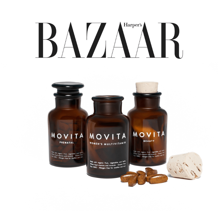 Movita Beauty Vitamin Featured in Harper's Bazaar
